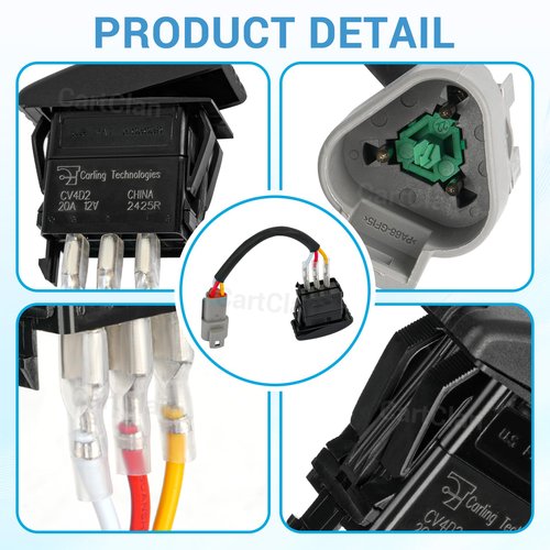 CartClan Forward Reverse Switch, Suitable for Yamaha G22, G29, Drive Golf Carts # JU2-H2917-00-00