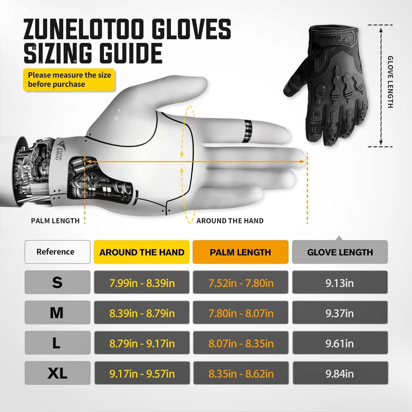 ZUNE LOTOO Tactical Touchscreen Gloves - Kevlar-Lined & TPR Impact Protection | Black/Red/Green/Tan