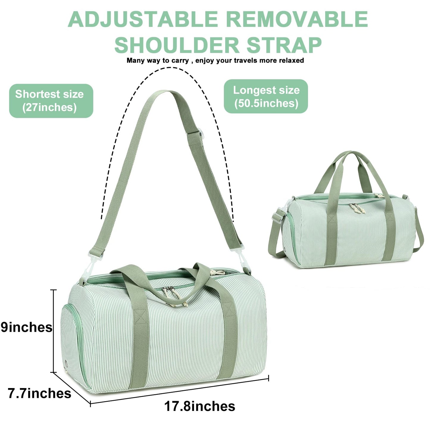 BLUBOON Duffle Bag Girls Kids Cute Gym Bag with Shoes Compartment & Wet Separation Waterproof Sports Overnight Travel Bag