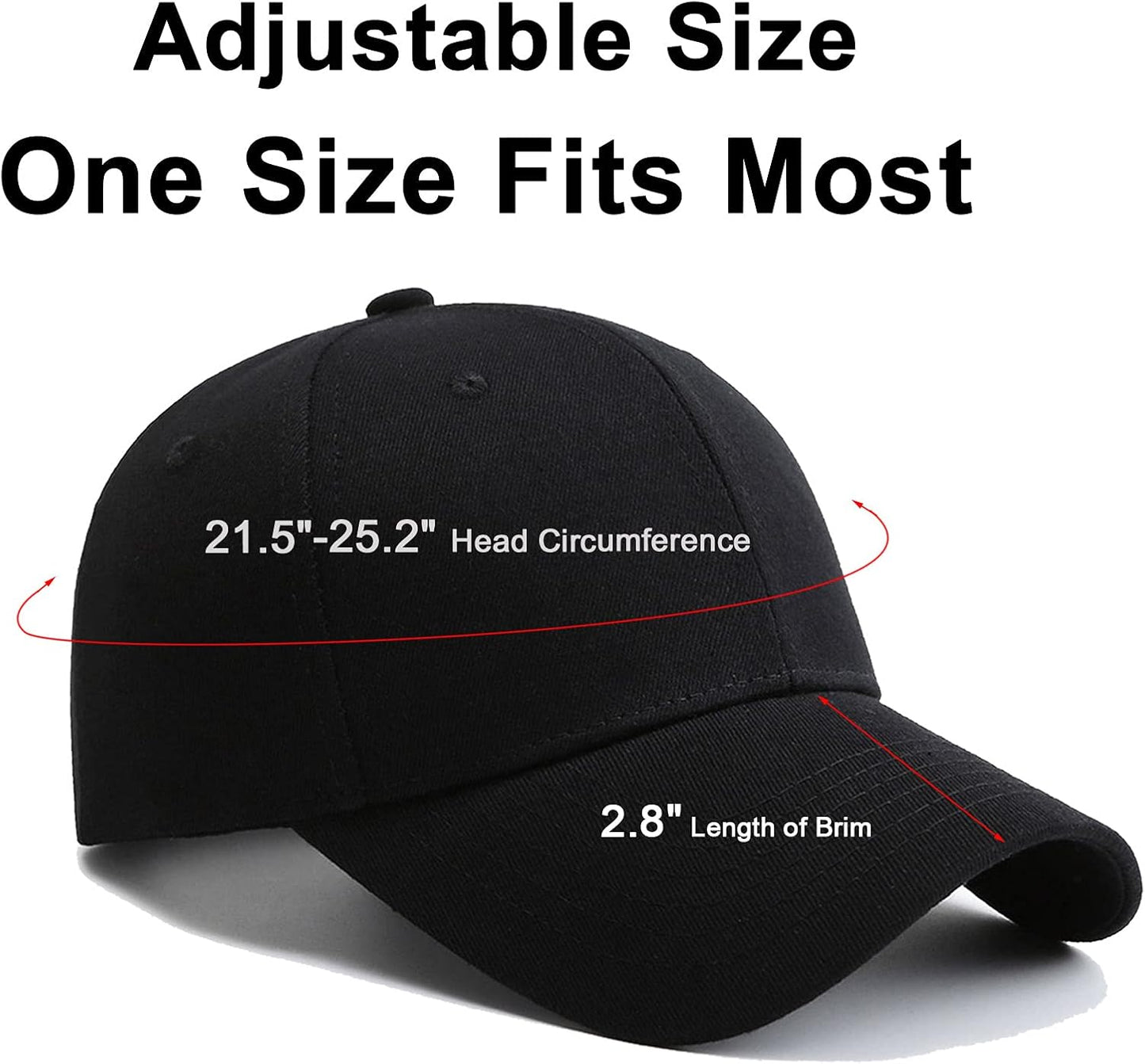 PFFY Baseball Cap - Stylish Golf Dad Hat for Men & Women | 2 Pack Set