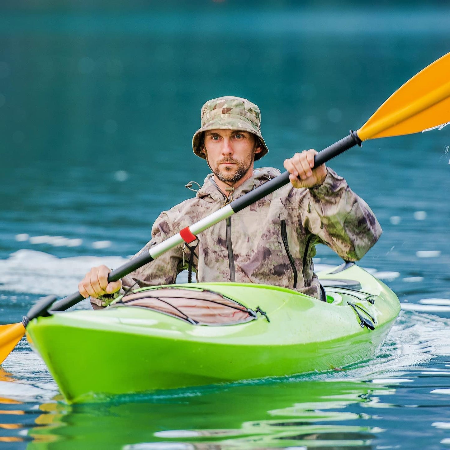 Skiennix Paddle Leash - Innovative Gel Grip Rod Holder for Kayaking & Canoeing | Durable Bungee Design