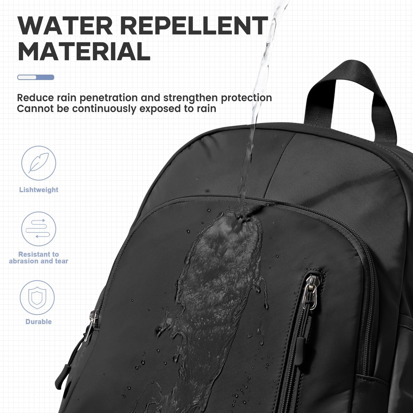 Lendolk Black Gym Backpack for Women Men, Dance Backpacks With Shoe Compartment, Sports Back pack For Yoga Fitness Beach Hiking Sports