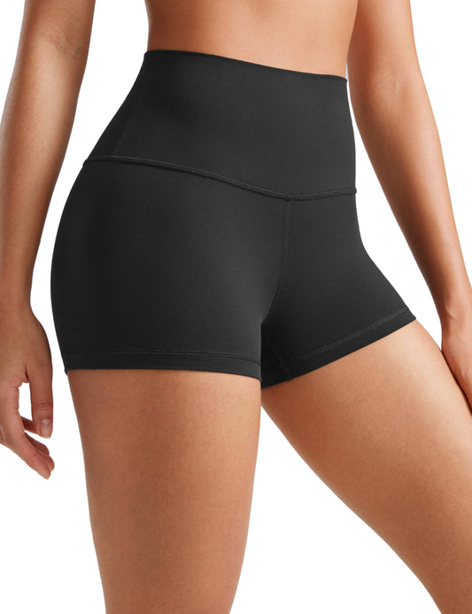 CRZ YOGA Butterluxe Biker Shorts 2.5" Black Small