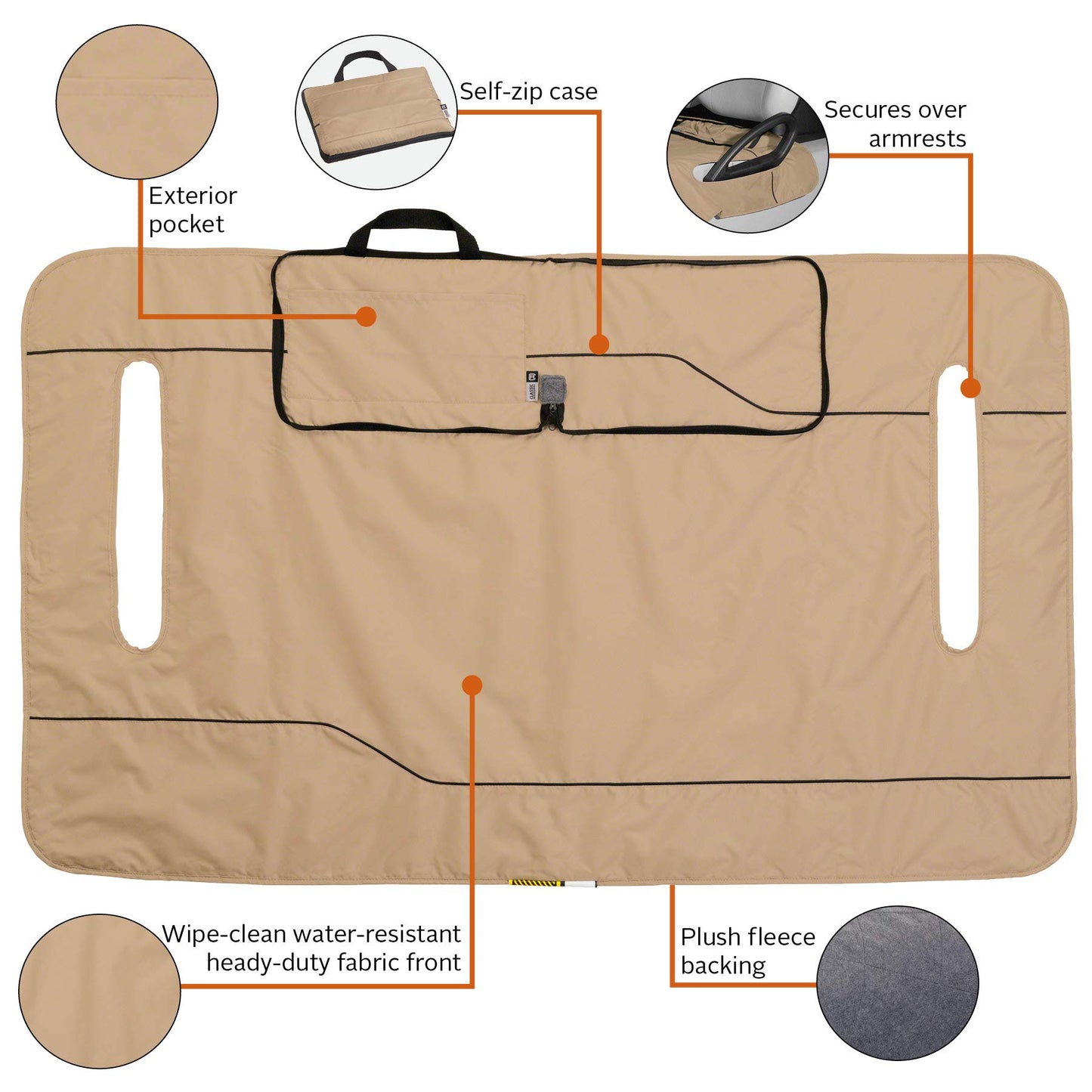 Classic Accessories Fairway Golf Cart Seat Blanket, Navy News