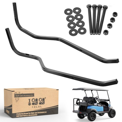 10L0L Heavy Duty Golf Cart Rear Strut Support Brackets for Club Car Precedent Long Roof (Fits 88 Inch Long Top Models Only), Durable Rear Strut Brace & Long-Lasting Performance