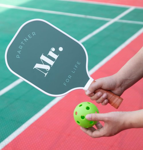 A Perfect Match Pickleball Paddle Set Engagement Gifts for Couples I I His and Hers Gifts I Includes 2 Pickleball Paddles, Carrying Bag and 2 Pickleballs