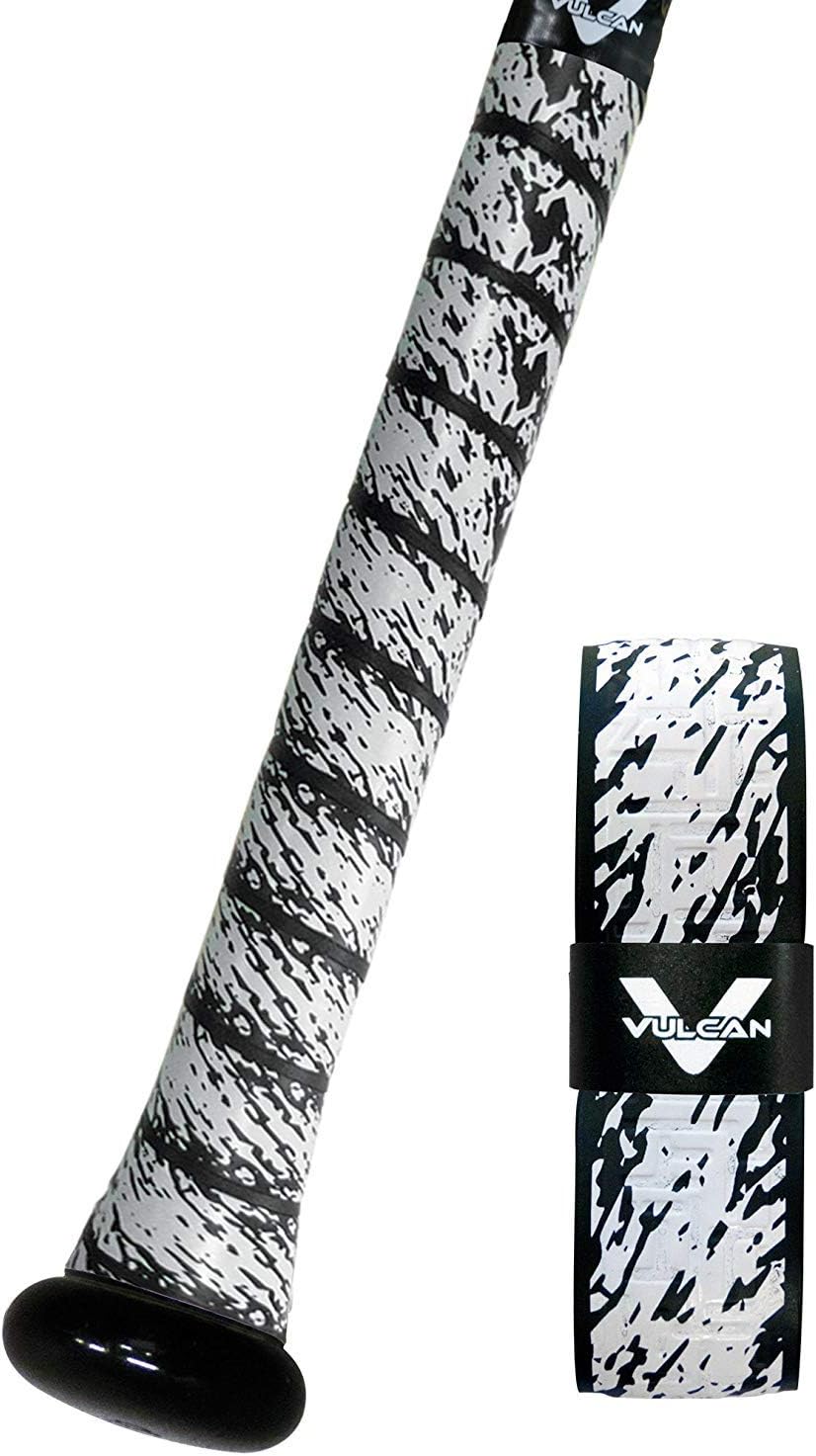 Vulcan Bat Grip - 0.50mm, 1.00mm, 1.75mm | Enhance Baseball & Softball Performance | Multiple Colors