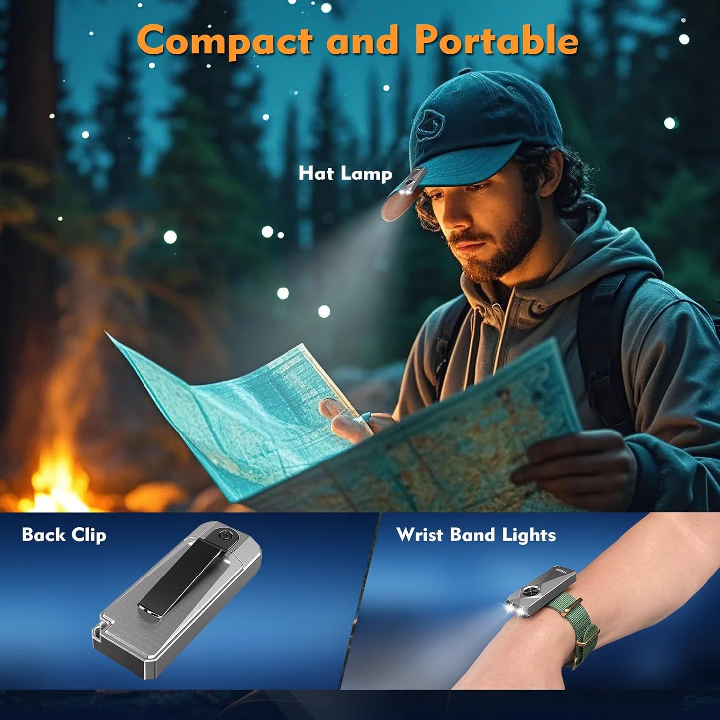 VTIGER K1 Keychain Flashlight - 800 Lumens USB Rechargeable Mini EDC Light | Compact & Portable for Everyday Use