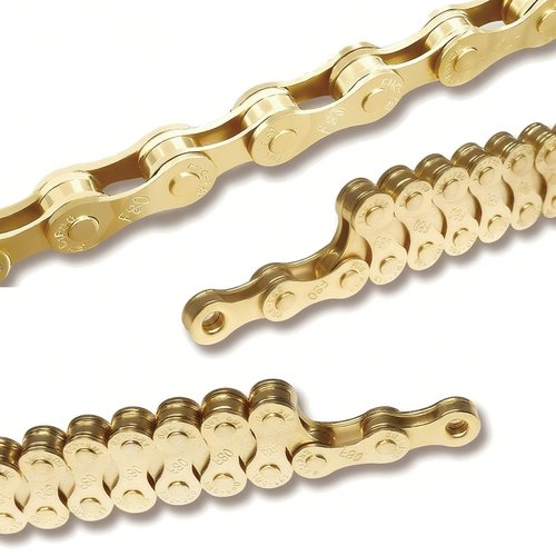 VERKSTAD Bike Chain 6/7/8 Speed Chain 1/2" x 3/32" 116 Links for Road Mountain Bike