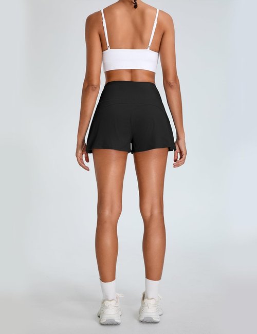 BMJL Women's Athletic Shorts - High Waisted Quick Dry Running Shorts with Pockets | Sporty Gym Wear