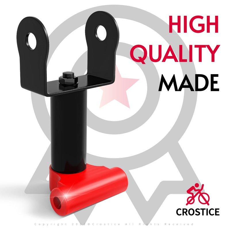 Swivel Mount Compatible with Peloton Bike OG, Pivot for Off-Bike Workout, 360° Movement Swivel Adapter, Monitor Screen Attachment, Accessories for Turning Screens, Easy Installment& Sturdy, Red