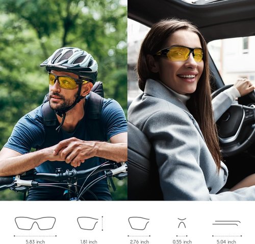 BEACOOL Polarized Sports Sunglasses - Versatile TAC Lens for Men, Women & Youth | Ideal for Baseball, Cycling, and More