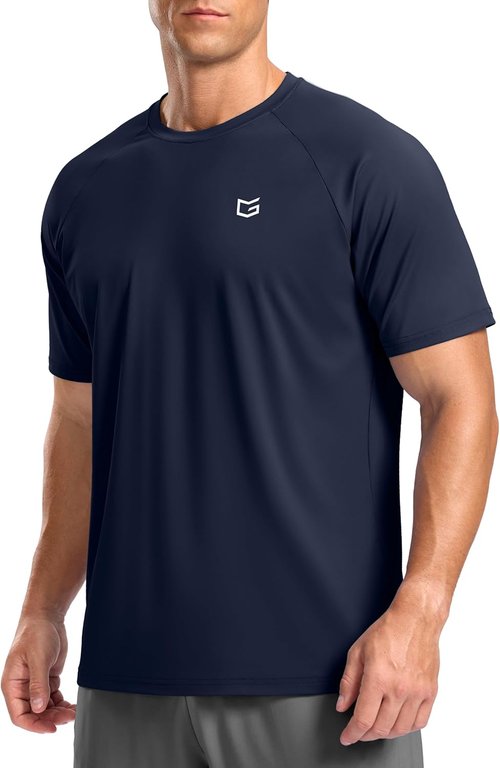 G Gradual Men's Athletic Workout T-Shirts - Moisture-Wicking Cooling Performance Tee | Short Sleeve Gym & Tennis