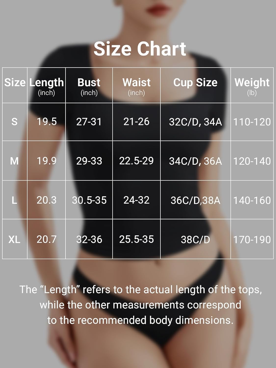 YEOREO Women's Slim Fit Scoop Neck Crop Top - Short Sleeve Double Lined T-Shirt in Black, Size L