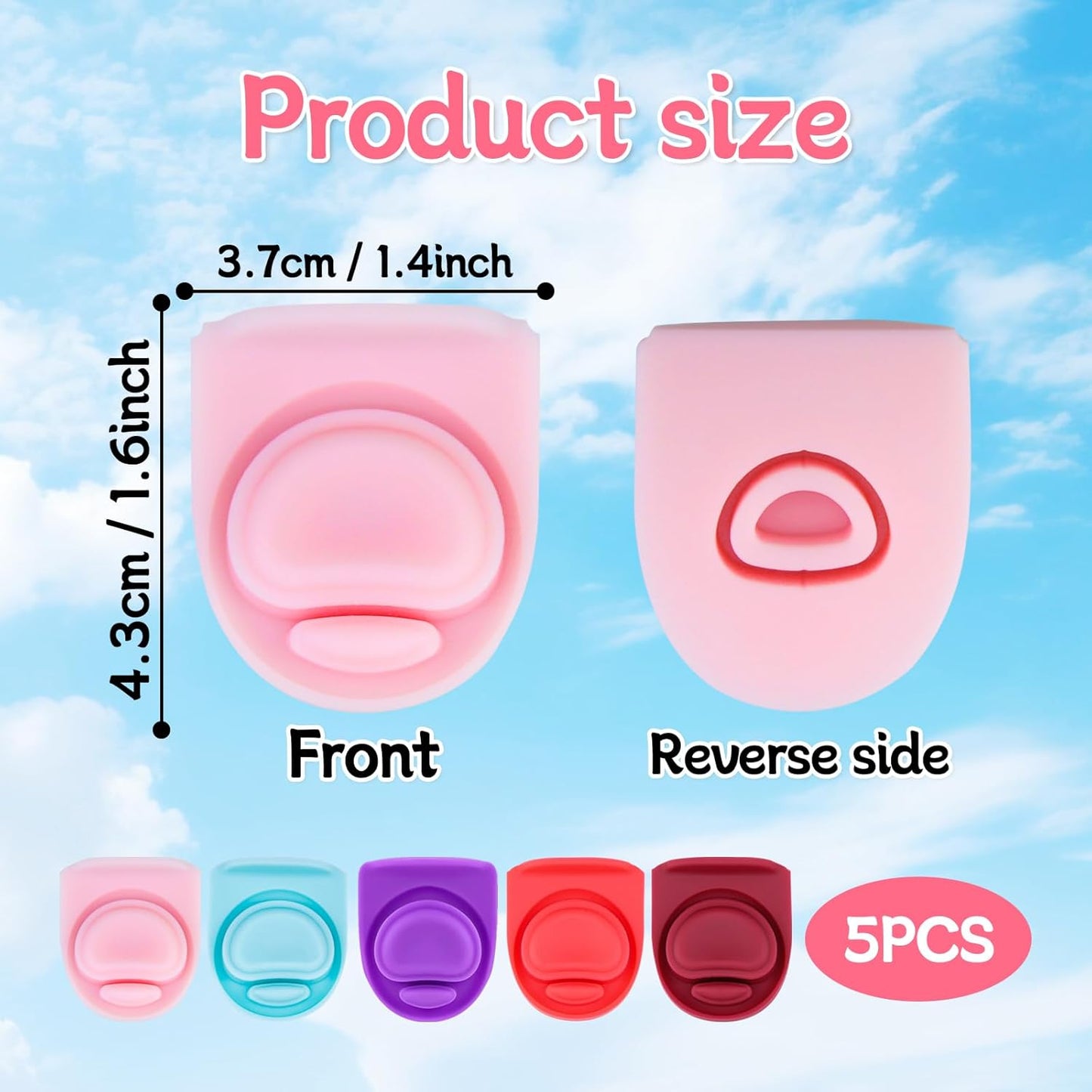 Owala | 5-Pack Replacement Rubber Seal Gaskets for FreeSip Water Bottles | Fits 16-40 oz