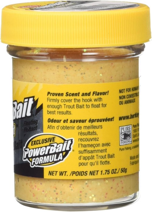 Berkley PowerBait Trout Fishing Dough Bait - All-Natural Formula | Perfect for Freshwater Fishing