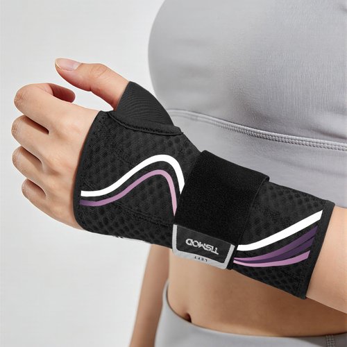 TISMOD Wrist Brace for Carpal Tunnel,Night Wrist Support Pain Relief Wrist Splint for Arthritis Tendonitis Sprains Hand Brace for Work Fit for Women and Men(Left,XS-M)