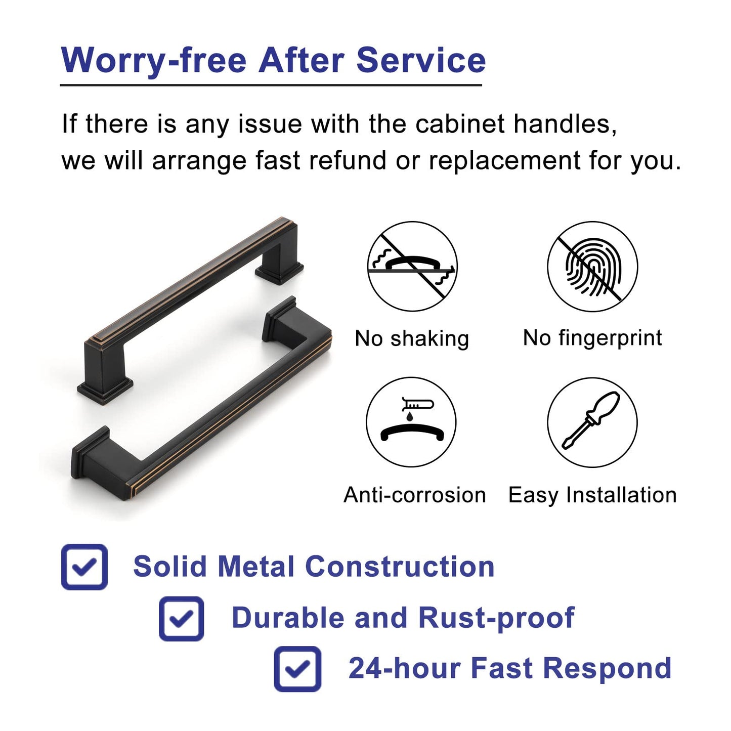 ASKANO 30 Pack 5 Inch Hole Centers, Oil Rubbed Bronze Cabinet Pulls Brushed Bronze Cabinet Handles Bronze Kitchen Hardware for Cabinets ZP2206 Drawer Bedroom Dresser Bathroom Vanity Cupboard Closet