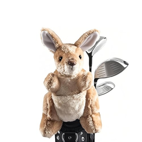 Funny Cartoon Kangaroo Golf Club Head Covers Animal Golf Club Headcovers for Driver Headcover Golf Head Accessory