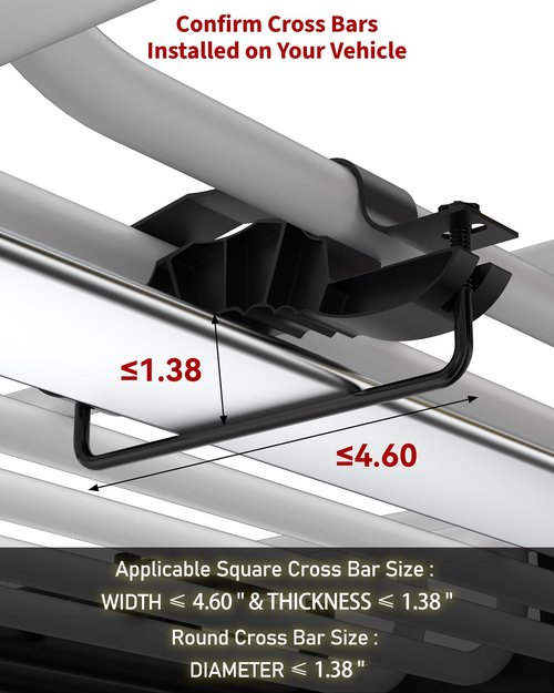 DEXSO 46" x 36" Universal Roof Rack Basket, 200 Lbs Capacity Rooftop Cargo Carrier Basket, Heavy Duty Luggage Holder Rack for SUVs, Trucks, Vehicles