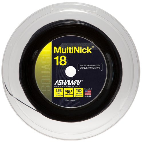 Ashaway 18 Gauge Squash String with MultiNick Technology