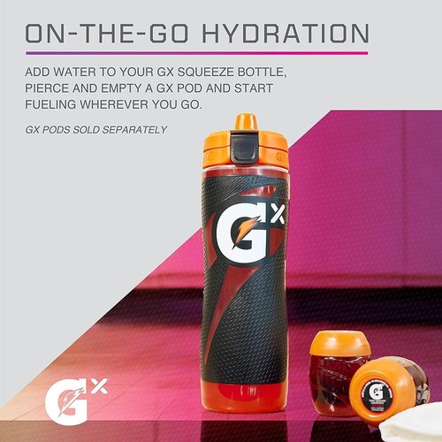 Gatorade Gx Bottle - Momentum Neon Blue | Hydration On-The-Go, Durable Design