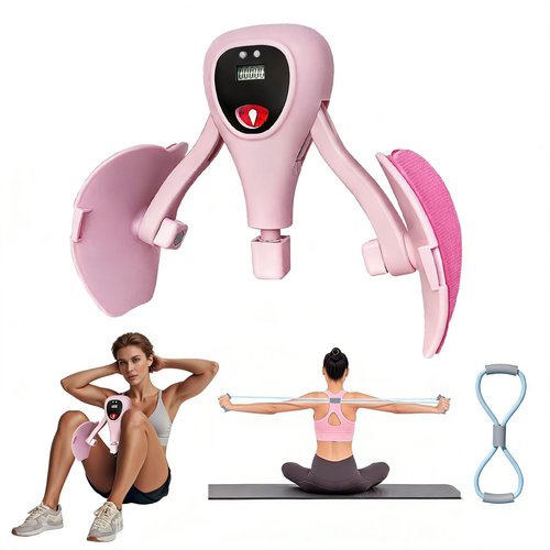 FJFQXY Kegel Exerciser Thigh Trainer for Women, Large Resistance Hip Thigh Workout, Pelvic Floor Muscle Inner Thigh Exerciser for Home Gym
