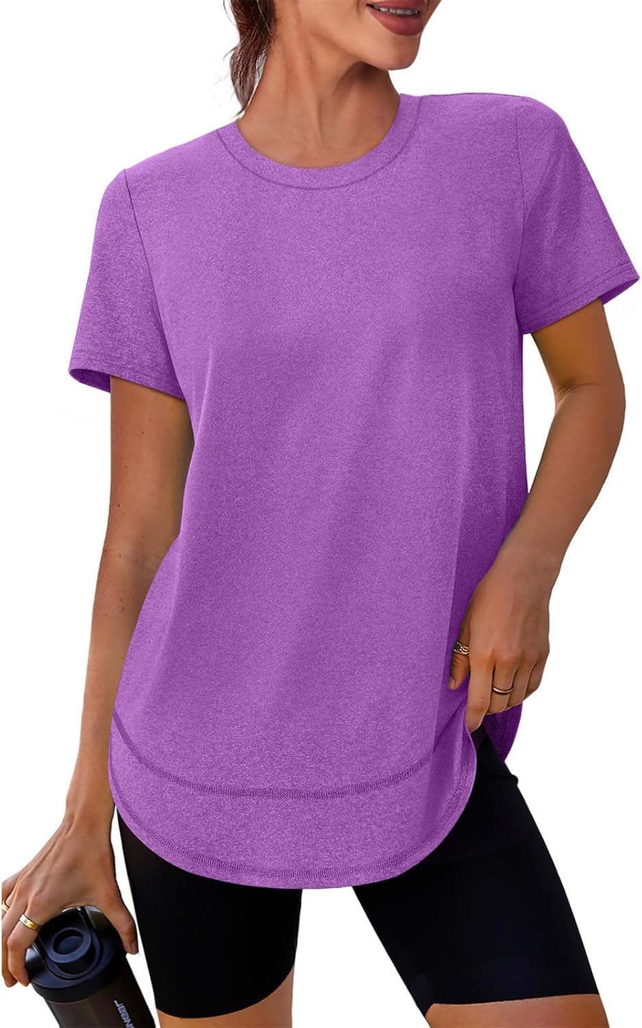 XIEERDUO Women's Quick-Dry Workout Tops - Short Sleeve Hiking & Running Shirts | Sizes S-3XL