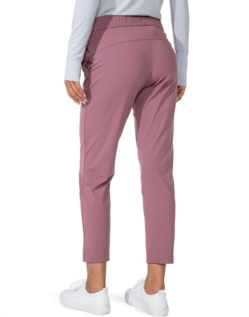 G Gradual Women's 7/8 Stretch Ankle Pants - Deep Pockets for Golf, Lounge, Travel & Work