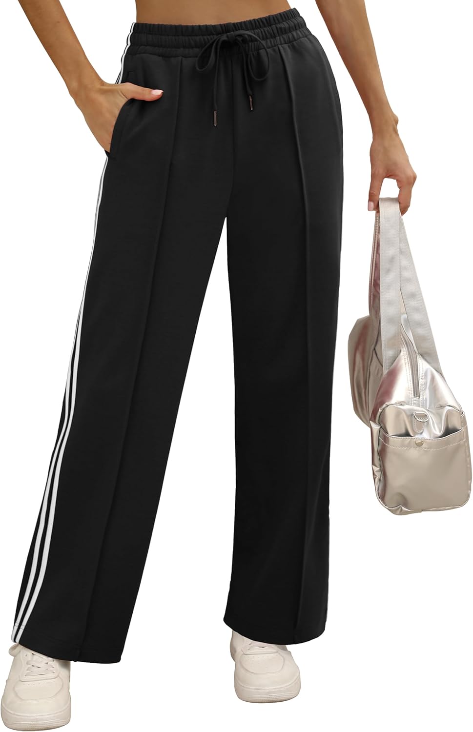 Skiennix Women's Track Pants - Loose Fit Straight Leg Athletic Sweatpants | Warm-Up, S-XL