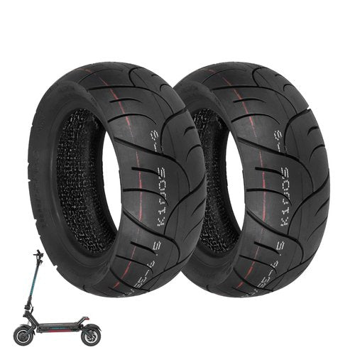 Ulip 100/55-6.5 Vacuum Tire for Dualtron Ultra 2 THUNDER II Kaabo Wolf Warrior Electric Scooter Tubeless Wider and Thicker Tires Non-Slip Spare Wheels for Scooter 2 PCS
