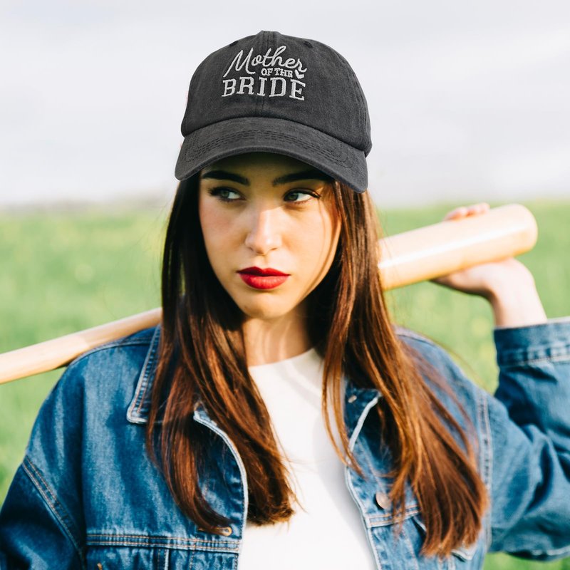 Mother of The Bride Hat, Mother of The Bride Gifts, Wedding Gifts for Bridal Shower Bachelorette Party Engagement Honeymoon, Adjustable Hat for Mom of Brides