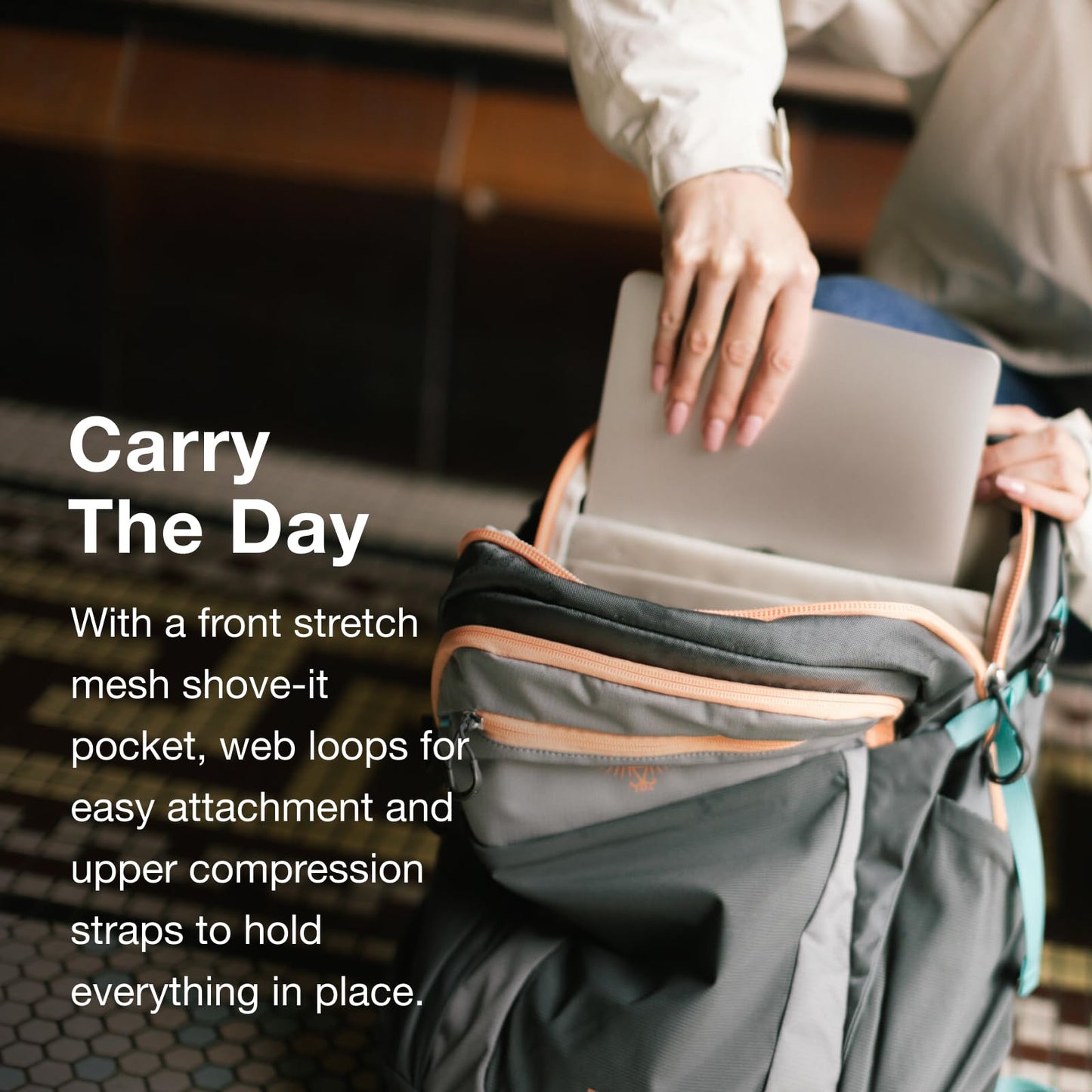 Osprey Flare Commuter Laptop Backpack, Night Shift Blue