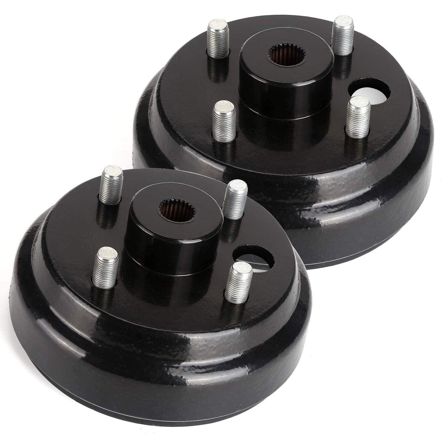 10L0L Golf Cart Brake Drum & Brake Shoes Kit for EZGO TXT 1996-Up Electric Golf Carts, Rear Brake Hub Drum Maintenance & Repair Kit, Replace OEM# 19186G1 70794G01 70795G01 27943G01 27945G01