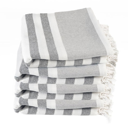 9Threads Cotton Turkish Beach Towel with Towels Oversized 36"x72" Pool Absorbent Extra Large Quick Dry Sand Travel Towel (Mélange Drift, 2 Pack)