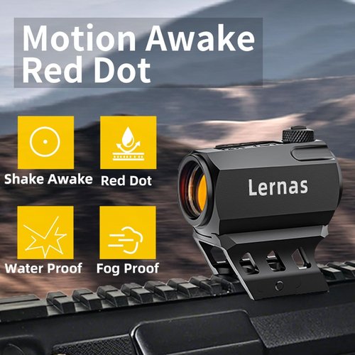 2MOA Red Dot Sight - Motion Awake Technology, 11 Brightness Levels, IPX7 Waterproof, 1000G Shockproof | 20mm Rail Mount