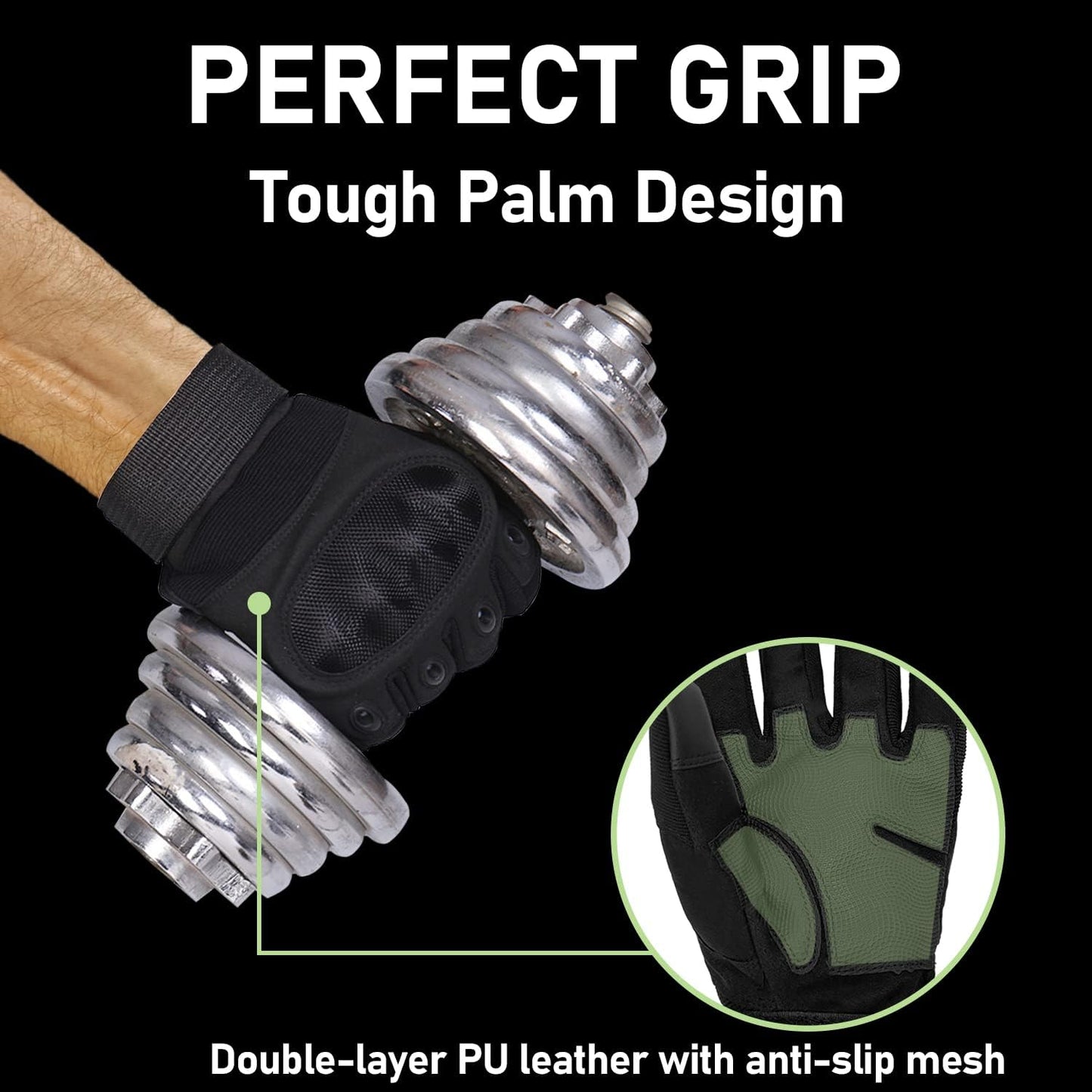 Sutekus Tactical Gloves - Hard Knuckle Design with Touchscreen Fingers | Ideal for Hiking, Camping, and Shooting