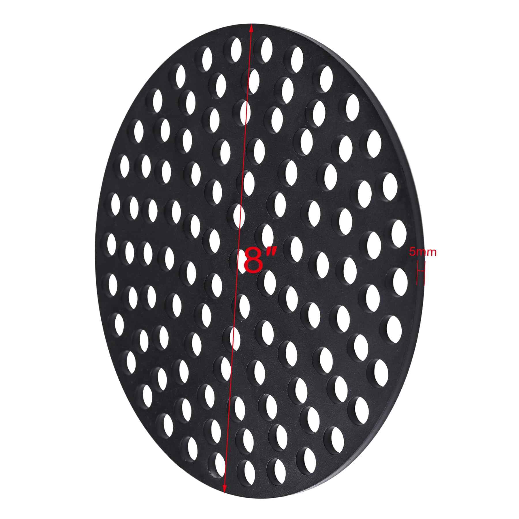 Bueyfolt 8inch Cast Iron Drain Cover, Garage Drain Cover, Floor Drain, Floor Strainer