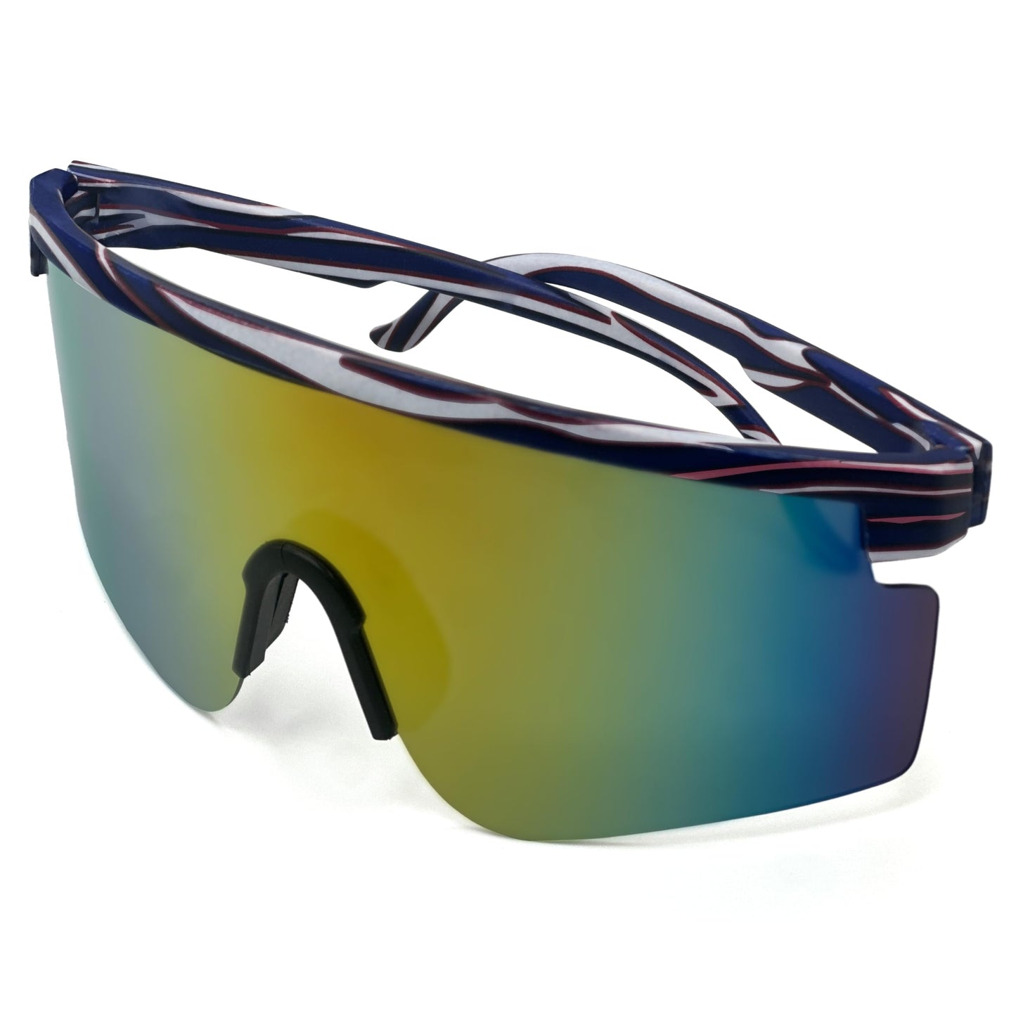 Let’s Go Buffalo Sports Sunglasses - Polarized Cycling Glasses for Men and Women, UV400 Protection, Lightweight and Durable for Running, Fishing, Driving, Baseball, Golf and Outdoor Sports - (Buffalo)