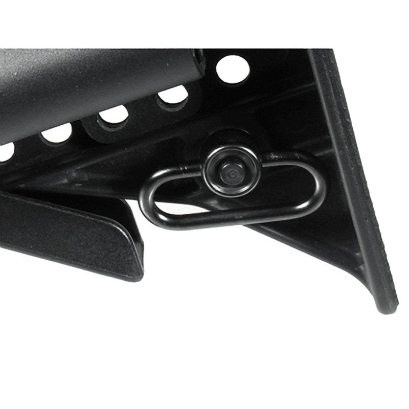UTG Standard Duty Push Button QD Sling Swivel, 1.25" Loop Black
