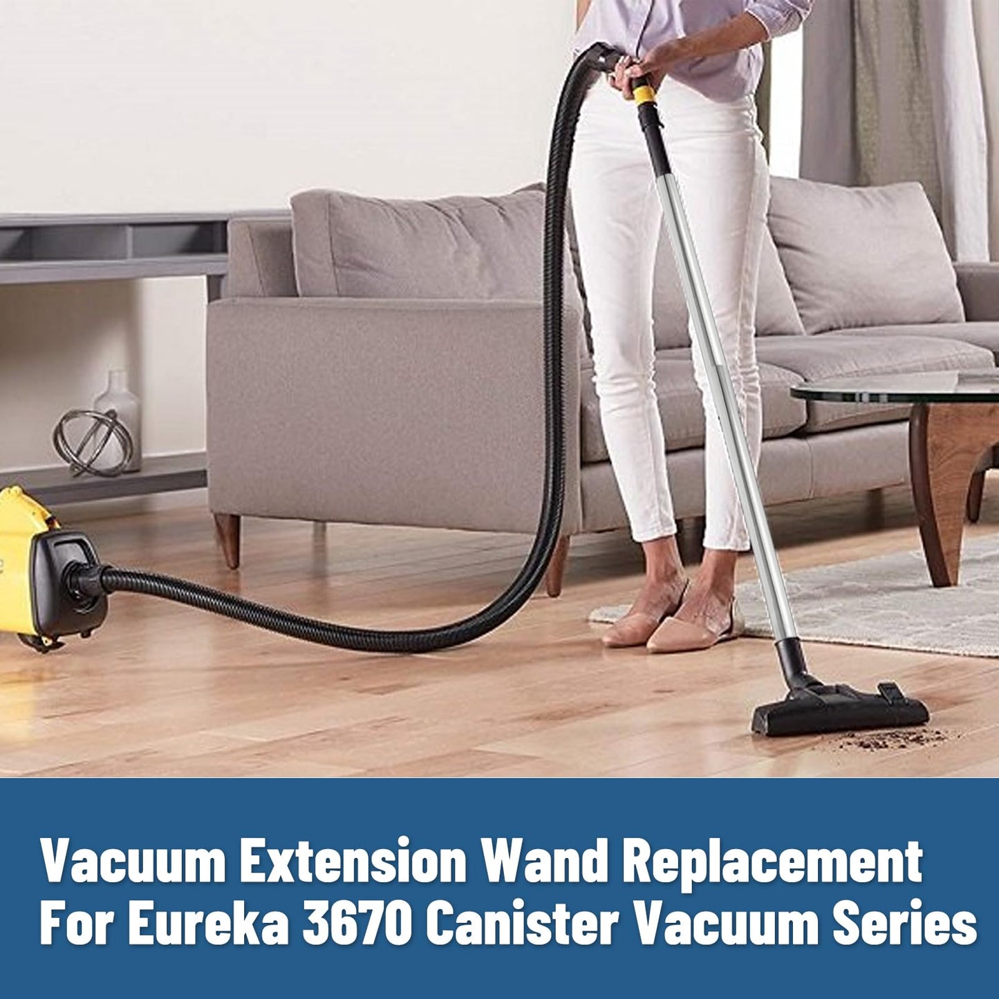 Vacuum Extension Wand Hose for Eureka 3670M 3670 3680 3670G 3670H 3672 3673 3674 3682 Mighty Mite Vacuum Attachments Parts -2Pack