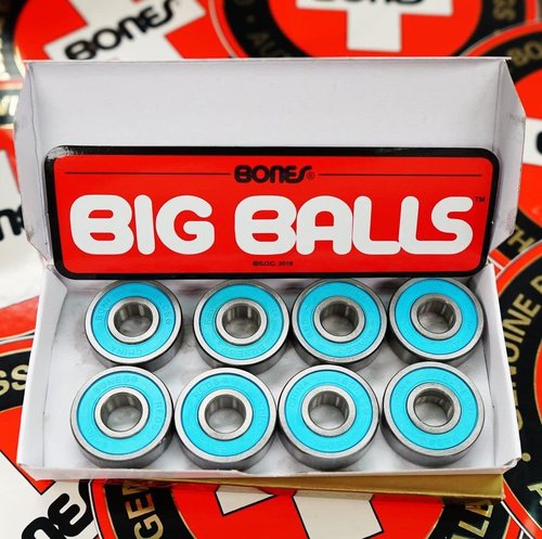 Bones Big Balls Reds Skateboard Bearings 8 Pack