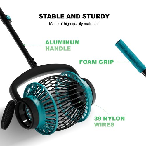 Lnmuzm Tennis Ball Collector Roller, No Bending Over Quick Rolling Picker. 2 Ways to get the Ball,Telescopic Tennis Ball Picker for 1.5"-3" Tennis/Golf/, Up to 20+ Tennis Balls
