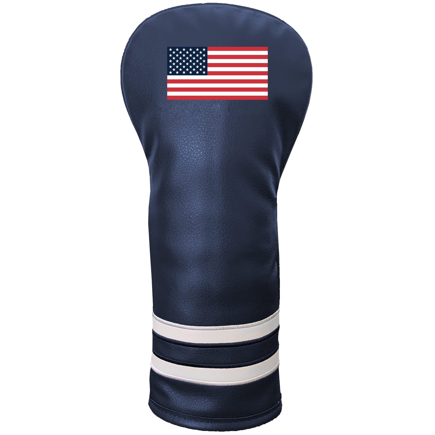 Team Golf Generic USA Flag Vintage Headcover - Printed, Fits All Fairway, Hybrid and Utility Clubs
