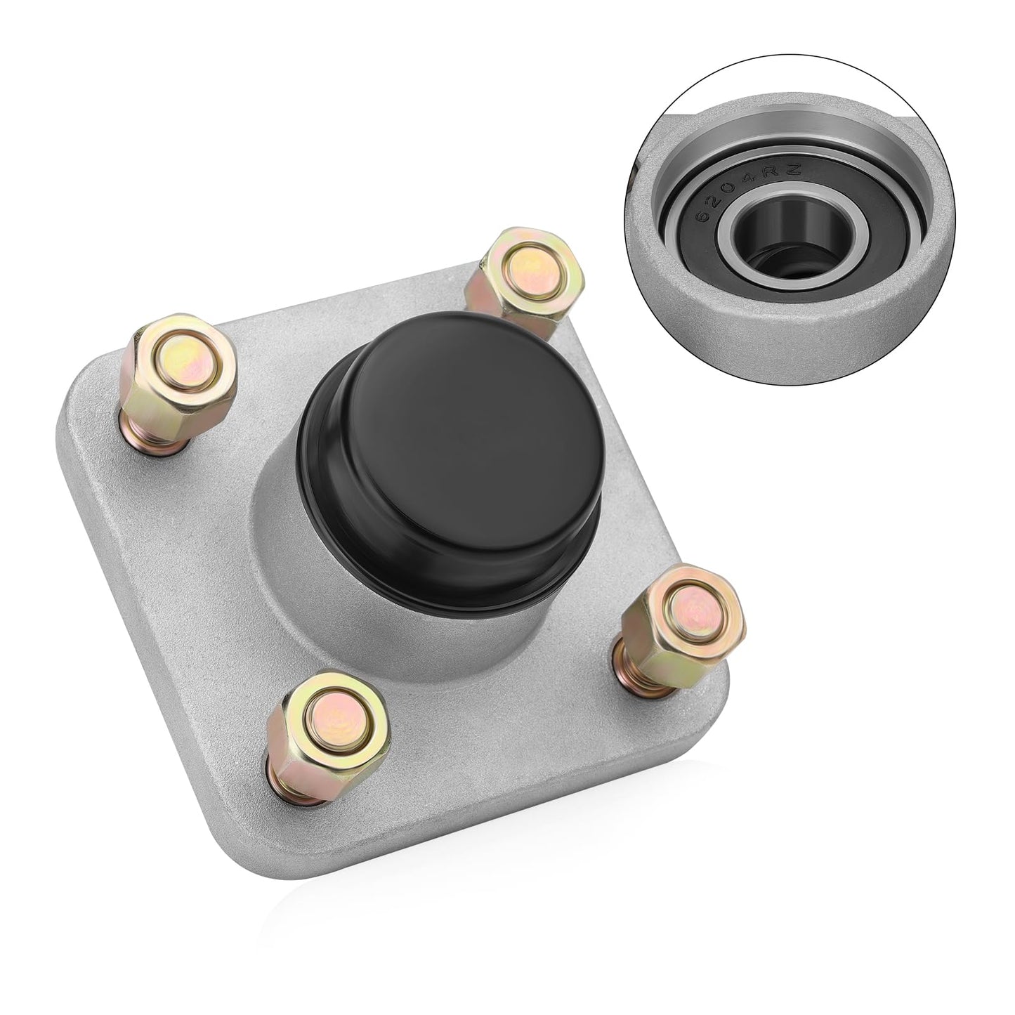 M MATI 2Pcs Front Wheel Hub & Cover Cap for Yamaha Golf Cart G8/G9/G11/G14/G16/G19/G20/G22/G27 1990-2008 JG5-WF511-00-00 JG5-WF511-10-00