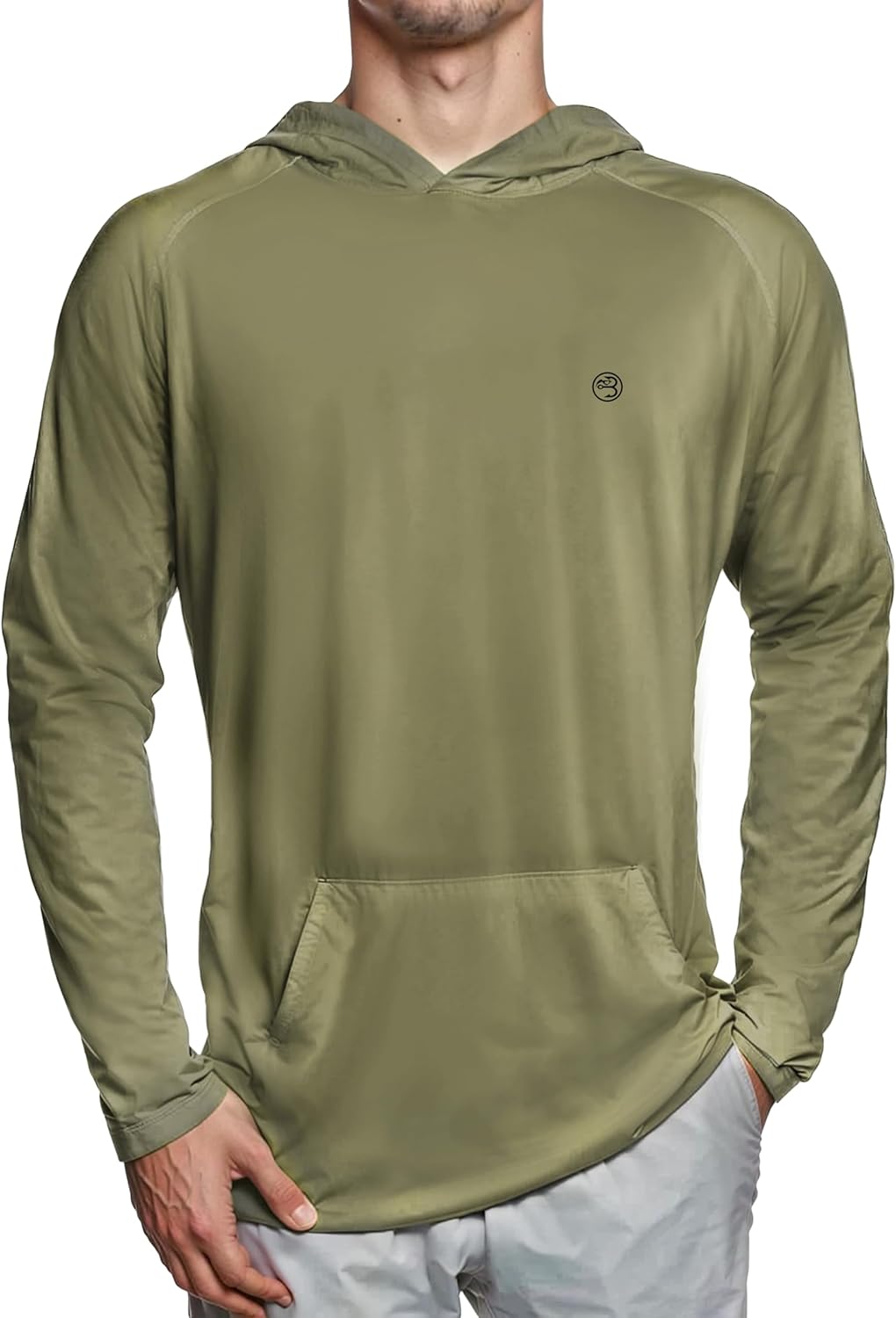 Skiennix Men's Dry-Fit UPF 50+ Sun Shirt - Hooded Long Sleeve Fishing Shirt for Ultimate SPF Protection