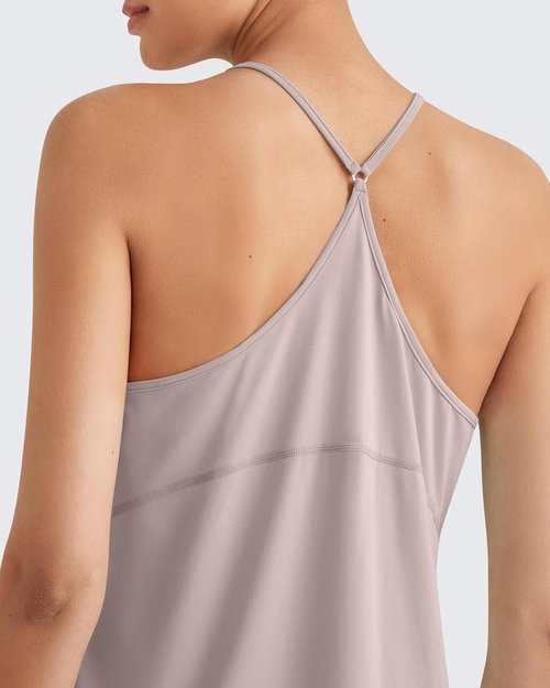G4Free Women's Athletic Tank Top - Lightweight Racerback Gym & Pilates Y-Back | Loose Fit Running Top