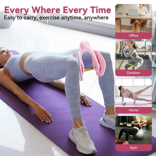 MICZG Thigh Trainer for Women, Pelvic Floor Trainer with Enhanced Resistance - Hip, Pelvis & Pelvic Floor Muscle Strengthener, elvic Floor Strengthening Women