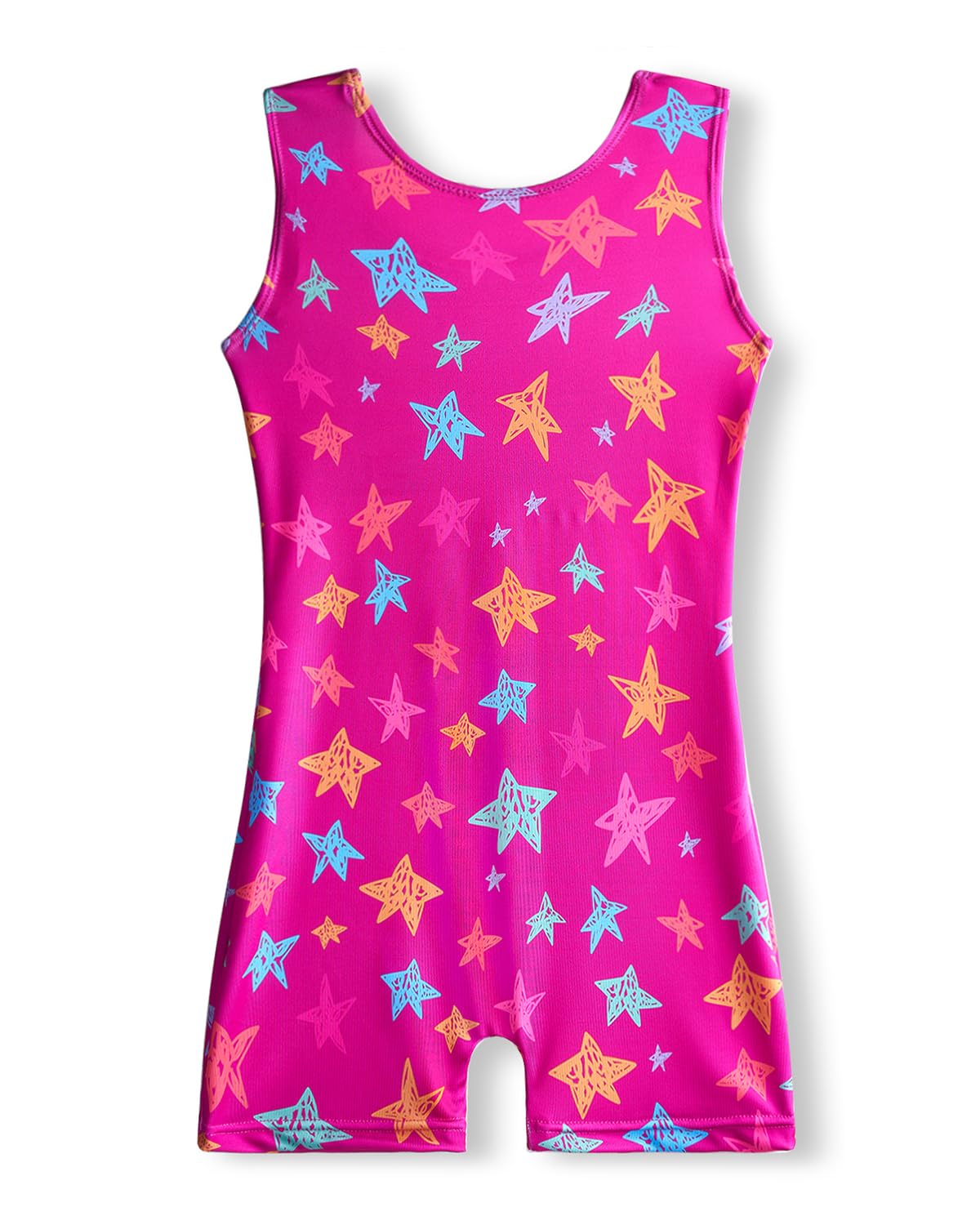 YDMZX Leotards for Girls Gymnastics 5T 6T Size 5-6 Kids Tumbling Outfits Biketards Colorful Stars