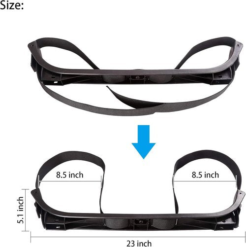 10L0L Golf Cart Bag Holder Bracket Attachment for EZGO TXT & Medalist 1994-2013, Golf Cart Club Holder for 2 Seater Carts OEM 610642 618206 71851-G01